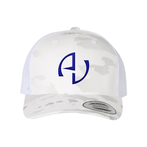 AJ Glover Foundation - Blue Puff Logo Hat