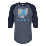 Aces Logo Raglan Tee