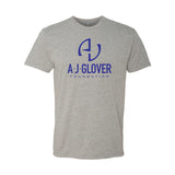 AJ Glover Foundation Logo Tee - Grey