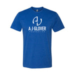 AJ Glover Foundation Logo Tee - Blue