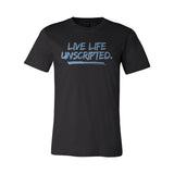 Unscripted Live Life Tee - Black