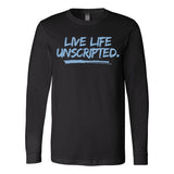 Unscripted Live Life Long-Sleeve Tee - Black